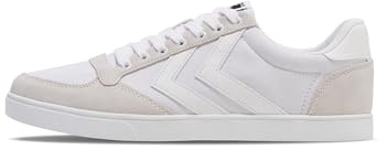 hummel Slimmer Stadil Tonal Low, Unisex Sneaker, Weiß (White 9001), 40 EU (6.5 UK)