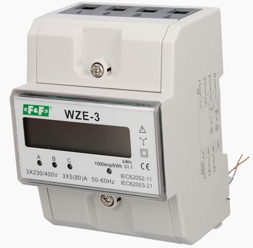 Compteur sous-courant MID numérique 3 phases F&F