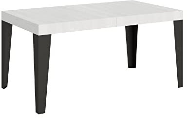 Itamoby, Tisch Flame ausziehbar weiß Esche 90 x 160 cm ausgezogen 264