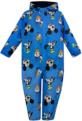 Disney Traje de lluvia para Niños Mickey Mouse Azul 2-3 años