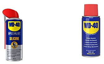 Silicone by WD-40 Specialist - Displaces Moisture and Provides Excellent Lubrication Will Repel Dust, Dirt - Clear & Multi-Use Product Original Spray Can 100ml