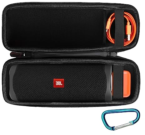 YIHAOBOX Hart Reise Tragen Tasche für JBL Flip 6, 5, Essential 2 Bluetooth Box - Wasserdichter Portabler Lautsprecher