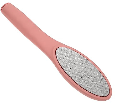 Healeved Hornhautentferner für Füße aus Nano Glas und Abs Rosa Pediküre Fußhautfeile zur Sanften Entfernung Abgestorbener Haut Geeignet für Damen und Herren zur Fußpflege Zuhause