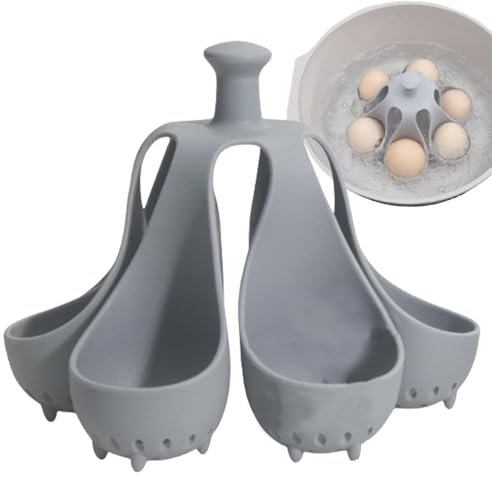 usefulbeauty Cuociuova in silicone, Cuociuova in silicone - Portauova in silicone,Gadget per bollire le uova in silicone, bracconieri, fornello, resistente alle alte temperature, si inserisce in un