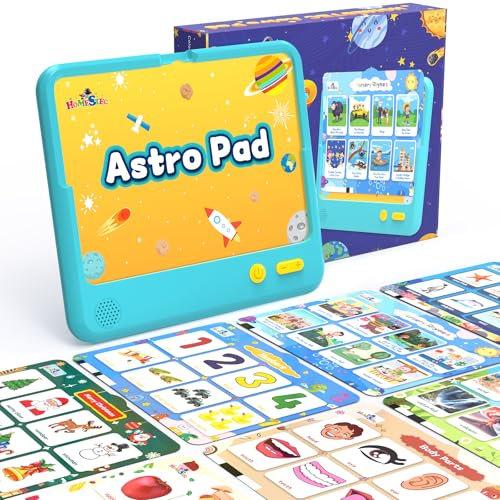 AstroPad Toddlers Learning Toy, Screen-Free Autism-Friendly Sensory Toys, Words Songs Stories Included, Kids Educational Interactive Preschool Tablet ADHD ASD for Home School Boys & Girls 1, 2, 3+