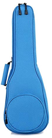 LVUNZJCA Gitarrentasche Gitarrensack Weiche Tasche Leistung wasserdichte Oxford Tuch Vier-String Guitar Rucksack für Gitarrenliebhaber(Blau)