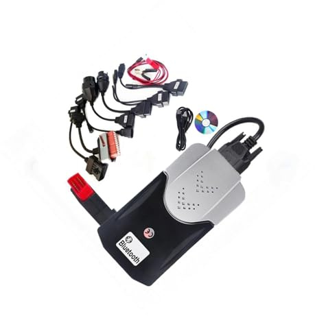 2020 23 Tnesf Orpdc VD150 VD TCS OBD2 PKW LKW Diagnose Interface Tool 2021.11 OBD-II Diagnosewerkzeuge Auto-Scanner Zubehör mit OBD2 Verbindungskabel (Scanner mit Autokabeln)