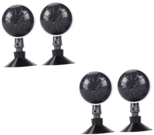 Abaodam 2 Sätze Nano Bubble Disk Belüfterstein Für Aquarien Runden Blase Winzig Bausatz Aquarium Luftstein Sauerstoffstein Für Fischtank Schwarz 2 Stück * 2