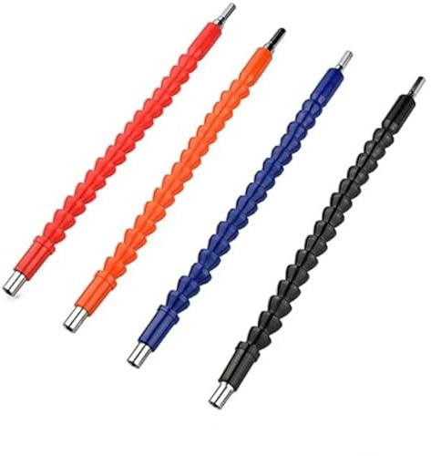 Flexible Drill bit Extension Screwdriver Flexible Super Bit Bendable Superbit Tool Super Bit Flexible, Flex Drill Bit Extension