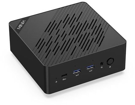MINIX Elite ER936-AI Mini PC, AMD Ryzen AI 9 365 (10-Cœurs), 32 Go DDR5-5600MHz, 1 To PCIe 4.0 SSD, Radeon 880M, 73 Tops IA, 4×8K@60Hz Affichages, WiFi 6E, pour Gaming, Création de Contenu, Affaires
