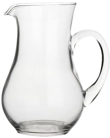 ULTECHNOVO Decanter in Vetro Trasparente 500 Ml, Brocca per Vino Rosso e Bianco Versatore, Distributore di Vino per Uso Domestico e Intrattenimento
