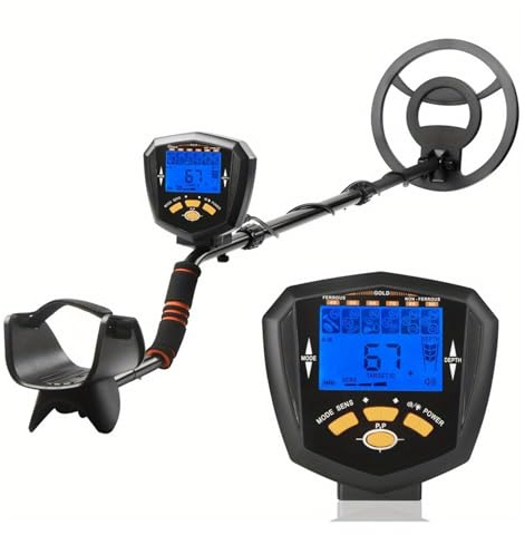 X22 Metal Detector Gold LCD Search Target ID Max Depth PinPointer Waterproof Locate High Locking Speed