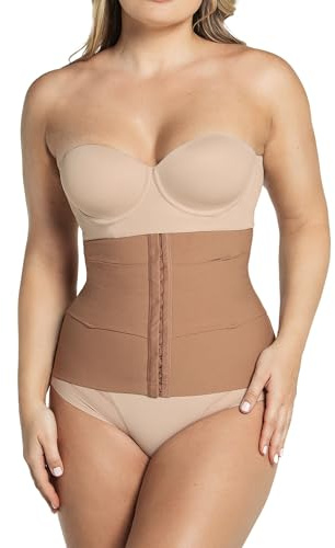 Leonisa Faja Moldeadora Invisible con Control para Mujer - Cinturilla Colombiana Ajustable