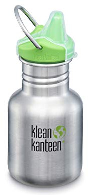 Klean Kanteen Kid Kanteen, K12CSIPPY, 354 ml, mit Cap Sippy (neu 2019) (gebürsteter Edelstahl)