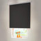 Sonnenschutz-HH® - Seitenzugrollo Verdunkelungsrollo Thermorollo - Außenmaß Breite 180 x 200 cm Höhe dunkelgrau - Lichtundurchlässig Rollo für Abdunkelung Kettenzugrollo inkl. Universalträger