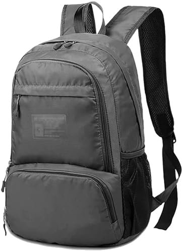 QHLOM Wanderrucksack Ultraleichter Wanderrucksack 30L，Wasserdichter Packsack mit praktischer seitlicher Netztasche，Tragbare Aufbewahrung und Faltbarer Taschenrucksack Jagd