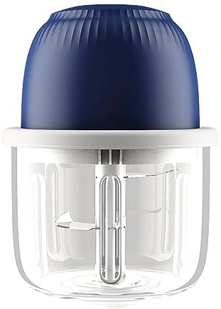 Mini picador eléctrico de alimentos, picador de cebolla, mini picador portátil de verduras recargable, procesador portátil de alimentos pequeños para ajo, jengibre, chile, verduras, carne