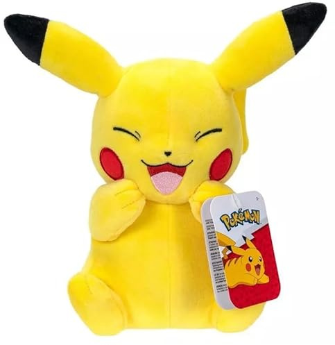 Pokémon PKW2587-20cm Plüsch - Pikachu, offizielles Plüsch
