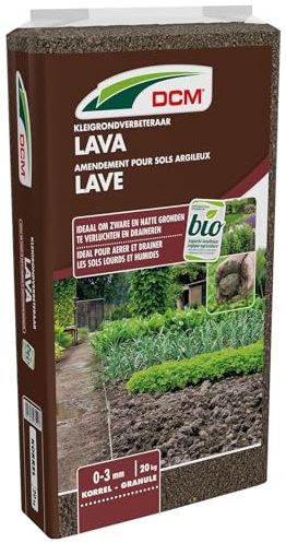 DCM Lehmbodenverbesserer Lava 20 Kg - Zur Belüftung, Entwässerung und Bodenverbesserung