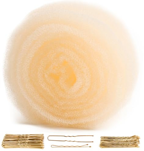YGQQOY Hair Filler for Updo, Hair Padding, Hair Sponge for Updo,Blonde