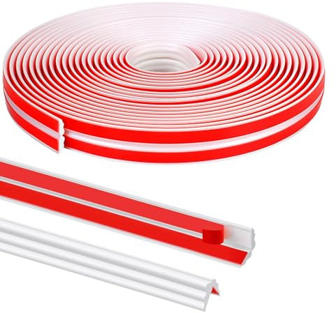 BDHYYM 10m Cinta Selladora Impermeable,Cinta Selladora Baño,Blanco Cinta de Sellado Impermeable Autoadhesivas,Cinta Baño Selladora Blanca,Embellecedor Encimera Cocina,para Puerta,Ventana,Fregadero