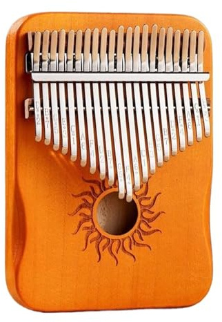 Professionelle Kalimba 17 Tasten Mit Loch Unten Palisander Akazienholz Für Anfänger-Musikinstrument Fingerklaviere(21 keys3)