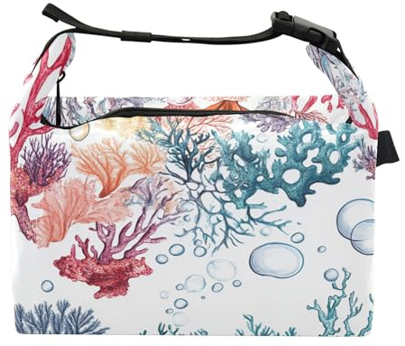 Aesthetic Cyanea Capillata - Bolsas de almuerzo ajustables para niñas, para el parque de atracciones