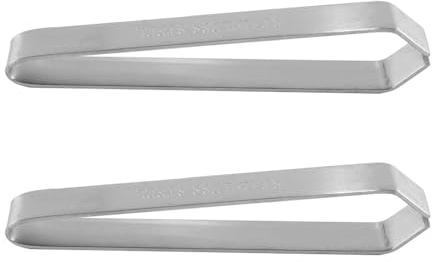 ANCLLO 2 Pinzas de Acero Inoxidable para Espina de Pescado, Pinzas de Cocina para desplumar Aves y Quitar Escamas.