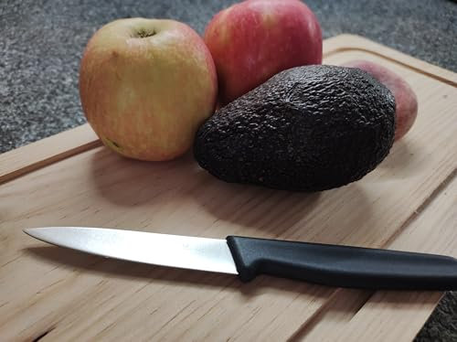 Genérico Cuchillo de cocina multiusos AISATORA con mango de plástico y hoja de acero, ideal para cortar verduras y legumbres, ideal para pelar fruta, carne y pescado. Muy ligero y fácil de manejar.
