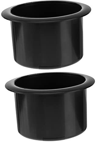 Ipetboom 2 Pièces Porte Gobelet Plastique pour et Mobilier Lot de Inserts pour Canapé Bateau Camping Car Table de Jeu Facile à Installer Nettoyer