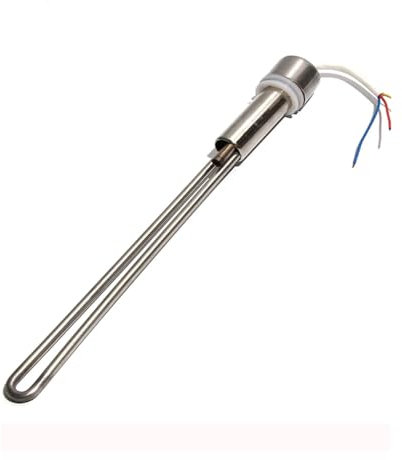 yaoqijie Pièces de chauffe-eau solaire électrique, élément chauffant, tuyau AC220V, type droit, Tube de 32CM, longueur de filetage de 1 , 1500W lasting