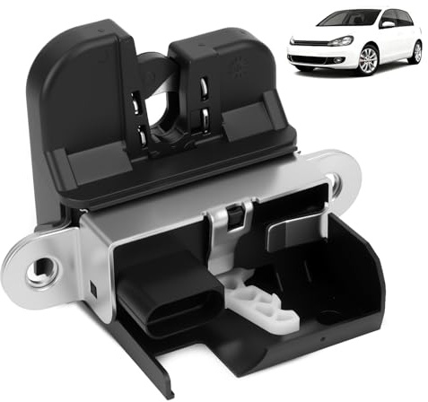 Elektrisches Heckklappenschloss 4-Polig mit Zentralverriegelung – Passend für VW Golf 5 6 Plus Touran Passat Variant & Seat Leon Toledo Altea – Kompatibel mit OEM 1K6827505E 5K0827505A 1T0827505H