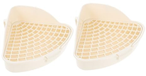 POPETPOP Bac à Litière pour Cobayes Et Lapins Plastique Réutilisable Taille Mini Toilettes pour Petits Animaux Cage Hamster