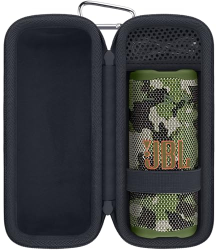 Khanka für JBL Grip Bluetooth-Lautsprecher Hartschale, Reise-Tragetasche Aufbewahrungshülle für JBL Grip Kompakt-Bluetooth-Lautsprecher mit Karabiner, Nur Hülle (Camouflage)