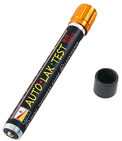 Tester di spessore della vernice, rilevatore compatto di rivestimento per auto in alluminio con punta magnetica Misuratore di rivestimento impermeabile per l'ispezione del veicolo