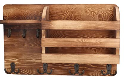 MAPHRWZ pour étagère Murale en Bois, Large Application, Robuste et Durable, pour Plantes et décoration, matériau épais en Cerisier Chinois, Facile à Installer, Organisateur de
