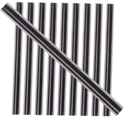 iplusmile Cuchillas de Cepillado de Aleación Resistentes para Madera Blanda de Recambio Afilaminas para Herramientas de Carpintería Cuchillas Duraderas y Reutilizables