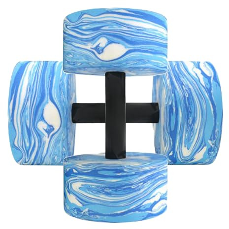 Haltère d'aérobic aquatique – Outils d'entraînement aquatiques, ensemble de force de natation, dispositif de flottaison | Mousse légère flottante Fitness, équipement de gym durable, voyage et vacances