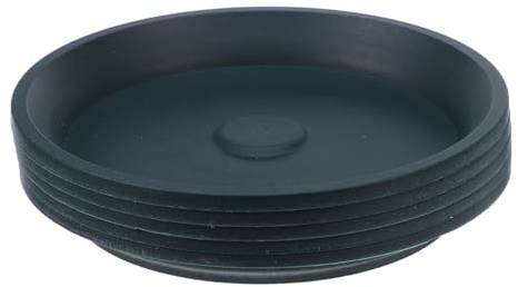 TOYANDONA Sottovasi per Piante in Vaso 5 Pezzi in Plastica Verde Spessi, Vassoio di Drenaggio Rotondo per Interni ed Esterni, Vaschetta Raccogli Gocce per Bonsai e Fioriere da Balcone