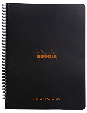Rhodia 193039C Quaderno, Nero, DIN A4+ 225 x 297