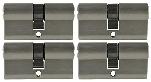 4x Profilzylinder 70mm 35/35 20x Schlüssel Tür Zylinder Schloss gleichschließend