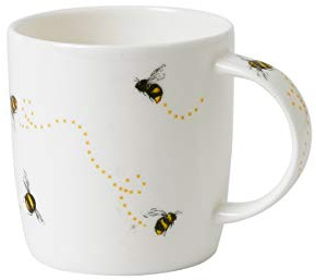 Roy Kirkham - Bienen-Tasse aus feinem Knochenporzellan, 284.5 ml, rund, Becher mit Tiermotiv