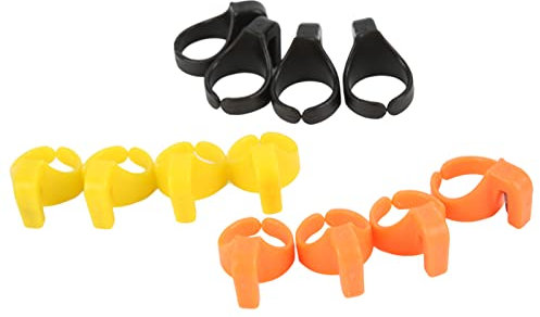 12 Pcs Plastic Quilting Sewing Thread Cutter, Line Finger Knife Cutting Tool, Thread Cutter Pendant, Yarn Cutter Pendant for Yarn Thread