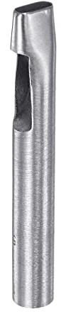 sourcing map Ovalado Agujero Punzón 5x13mm Cuero Hueco Cortador Oblongo Punzón Troquel para Correa Cinturón Reloj Banda Cuero Artesanía Trabajo