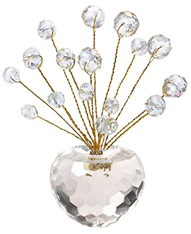 Cristallo Bonsai Albero dei Soldi, Naturale Energizzato Pietra Decorazioni Casa Piccolo Albero della Vita per Buona Fortuna Ricchezza e Prosperità Regalo Spirituale