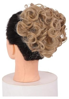Postiche de chignon désordonné court désordonné plat peignes à cheveux pince en queue de cheval chouchou chignon chignon extension postiches synthétiques chignons plateau de cheveux queue de cheval