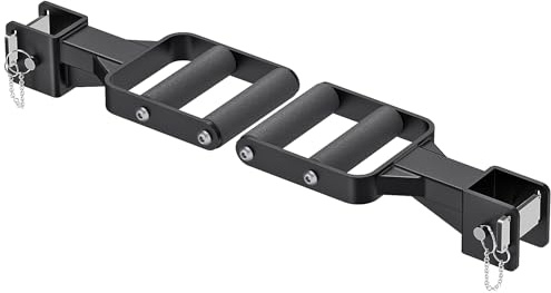 Kipika Muti-Grip Dip-Barren-Aufsatz für 5,1 x 5,1cm Power-Rack, breite und schmale Griffe, Kniebeugenständer, Dip-Zubehör für Zuhause, Fitnessstudio, Fitness, Krafttraining,2 Pack