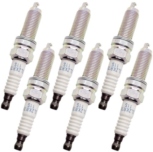 BDAKQJV 4–6 Stück Platin 12290-R48-H01 Zündkerzen ILZKR7B11S 5787 12290-R48-H0 12290R48H0 Auto-Zündkerzen(6pcs Spark Plug)