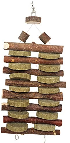 BELLIFFY Kaninchen Kauspielzeug Naturholz Stöcke Für Kleintiere Zähne Gesund Wachstum Haustier Hamster Meerschweinchen Chinchilla Eichhörnchen Kaustäbchen