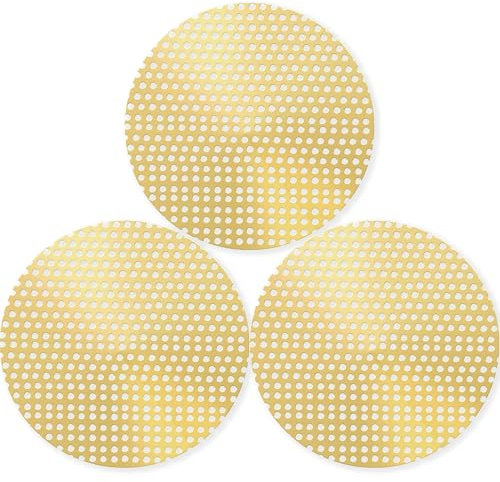 BEYLAB 3 Stück Siebe für Duftlampen Messing Räuchersieb für Räucherstövchen mit sieb Weihrauchbrenner Ersatzgitter Durchmesser Ø 5 cm Huang